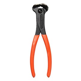 End Cutting Pliers Top Cutting Pliers Heavy Duty Nail Puller Tool with Comfort Grips for Various Cable (7"/ 180mm)