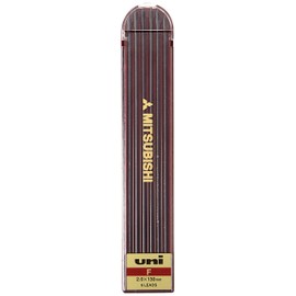 Uni Drop Holder Type Pencil Lead, 2.0mm, F (ULNF)