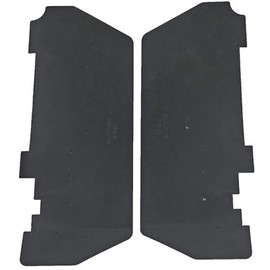 A-Premium Set of 4PCS Mud Flaps Splash Guards Mudguards Mudflaps with Hardware Kits Accessory Compatible with Honda Pioneer 1000-5, 2016-2018, Utility Vehicle (UTV), Black, Front and Rear