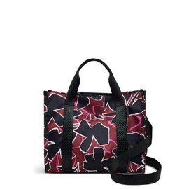 RADLEY London Canford Floral Responsible Medium Zip Top Handle Bag for Women, in Black Recycled Polyester with Floral Print