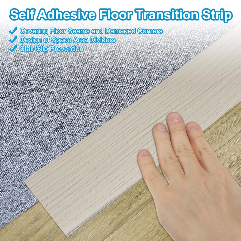 PATIKIL Self Adhesive Floor Transition Strip 3 in x 6.6