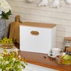 HOME PALETTE Extra Large Bread Box for Kitchen Countertop Corner