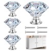 Makloee Drawer Knobs, 4Pcs Cabinet Knobs with 4 Screws, 20mm