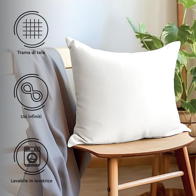 Encasa Homes Cushion Covers 2pc set (50 x 50 cm)