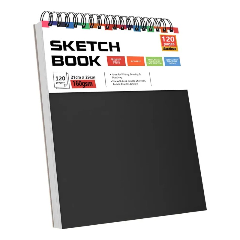 Cuaderno A4 Y Boceto Y Dibujo 120 Páginas Blank Sketchbook