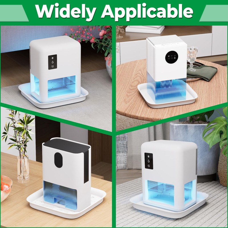 Forestchill Drip Tray for Dehumidifier, 9.5" x 9.5" x 2"