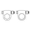 Sparex PTO Adapter 1 3/8'' Female to Male Spline 6