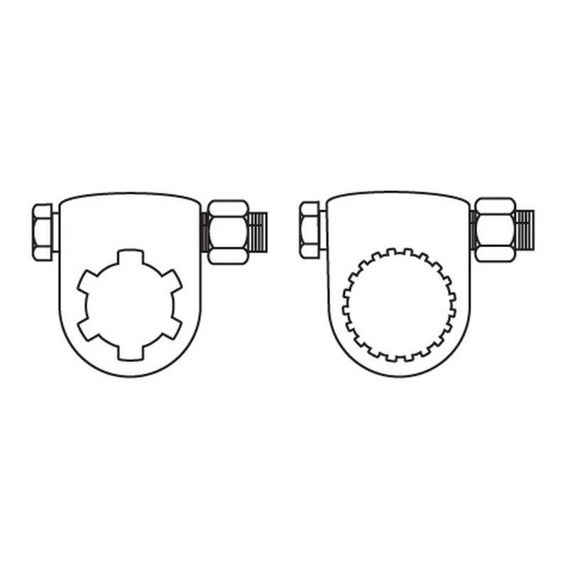 Sparex PTO Adapter 1 3/8'' Female to Male Spline 6