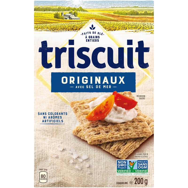 TRISCUIT Crackers, Original Flavour, 1 Box (200g/7.1 oz) (Imported from