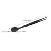 ABOOFAN 2pcs Stainless Steel Tasting Spoon Tweezers for Chefs Elegant