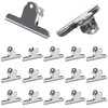 ZHYOPING Large Silver Bulldog Clips – 15 Pack 100mm Metal