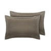 Divine Textiles Pillow Cases Oxford Pair, Grey
