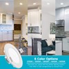 Luxrite 4 Inch Ultra Thin LED Recessed Light with Junction