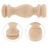 Generic 10pcs Unfinished Wood Balusters - Miniature Spindles for Dollhouse
