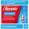 Rennie Peppermint Relieves Heartburn and Acid-Related Stomach Discomfort, 36 Chewable