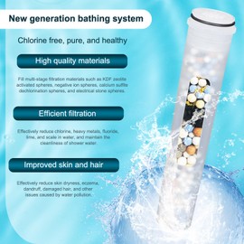 Molgoc Replacement Filter for Showerhead Cartridge,Compatible with MakeFit SSJ731 Showerhead,Multi Stage Shower Filtration Systems for Hard Water,Reduces Chlorine.(3Pack)