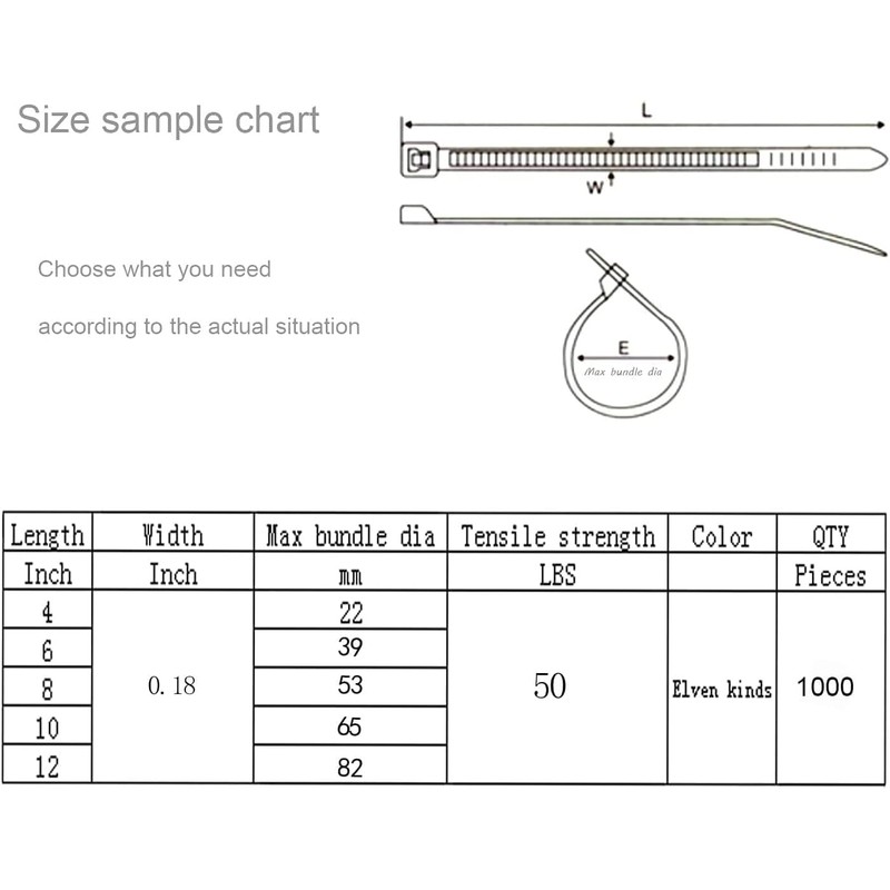 XINGO 500本 幅4.8mm 長さ300mm 結束バンド屋外 高耐久 22KGS ンド 引張強度 タイラップ