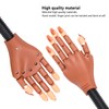 Nail Practice Hand for Acrylic Nails, Flexible Practice Nail Hand