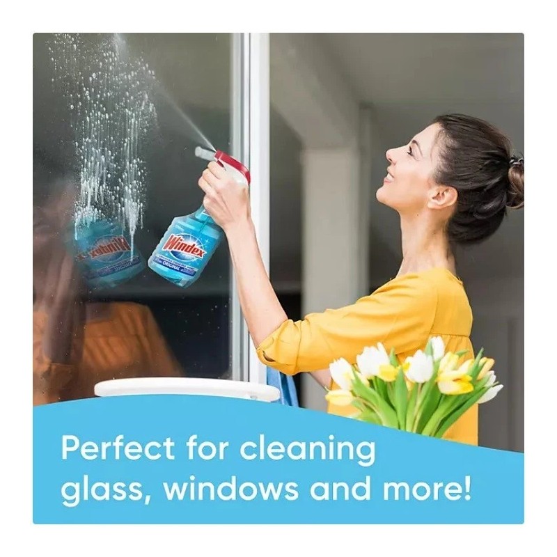 Windex Original Glass Cleaner, 1 spray bottle + 128 fl.