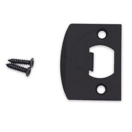 Emtek 86084US10B Emtek 86084 2-1/4" Inch by 1-5/8 Inch Solid Brass Full Lip Strike with Screw Set