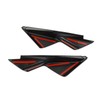 Fewshaw Carbon Fiber Style Inner Door A-Pillar Cover Trims Accessoriess