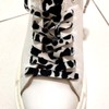 BGXW Thin Flat Leopard Cow Print Shoelaces Camouflage Shoe Laces