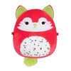 Micromallows Squishmallows Original Plush 5-Pack - Lavender Bear, Dragonfruit Fox,