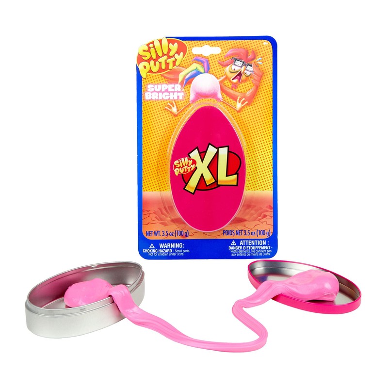 Crayola XL Silly Putty Super Bright, Neon Colors, Fidget Toys,