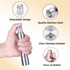 Single Stainless Steel Salt and Pepper Grinder Set, Manual Refillable