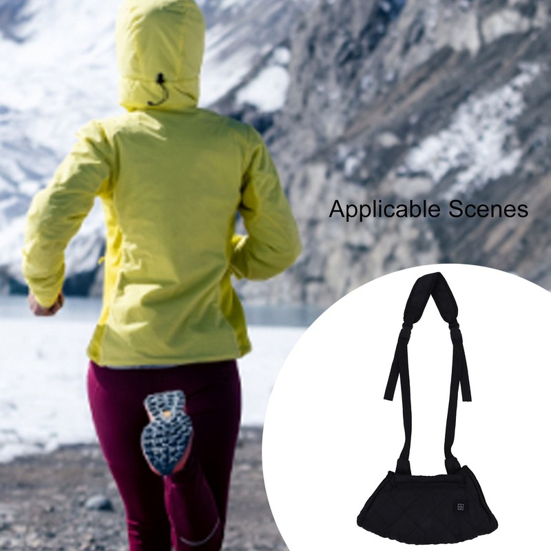 Electric Hand Warmer Pouch 3 Gear Adjustment Portable Waterproof Quilted