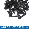 A ABSOPRO Screw Rivets Trunk Fender Retainer Clip 8mm Plastic
