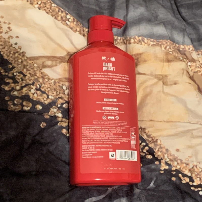 Old Spice Shampoo 21.9oz -Dark Knight- Black Cherry + Nightfall