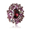Axmerdal - Broche de ramo de diamantes de imitación para