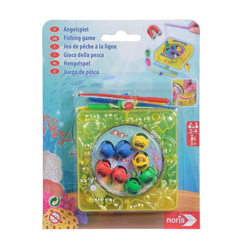 Noris 606062999 Fishing Game with Wind-Up Function (Colour Selection Not