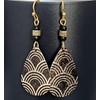 black gold Glittery Teardrop Earrings. Jewelry Earrings for Women #3298FE662
