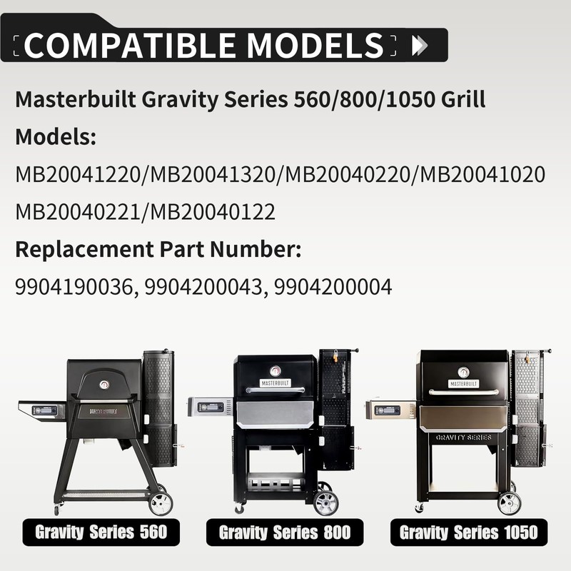 Upgraded Replacement Non-WiFi Controller/Control Board Kit for Masterbuilt Gravity Series