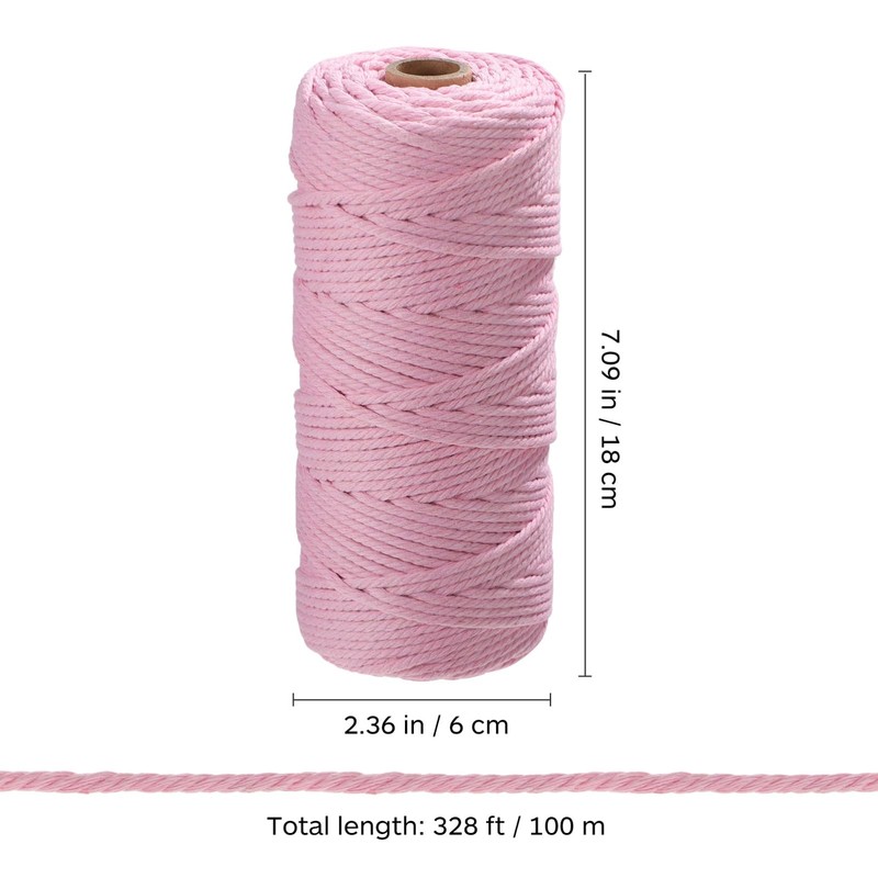 TEHAUX Yarn Cotton 3 Skeins Set Ideal for Beginner Crocheting