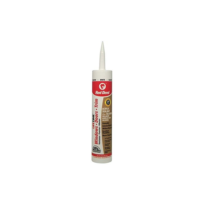 Red Devil 0856PR Lifetime Window, Door & Trim Advanced Sealant