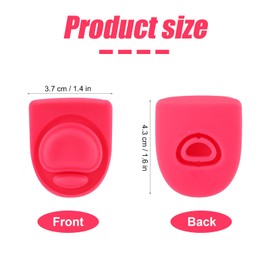 4pcs Water Bottle Seal Ring & 4pcs Replacement Stopper, Silicone O Ring Lid Gasket Parts for Owala Free Sip 19oz 24oz 32oz 40oz, Cap Mouth Plug Gasket Accessories, BPA-Free (Carmine)