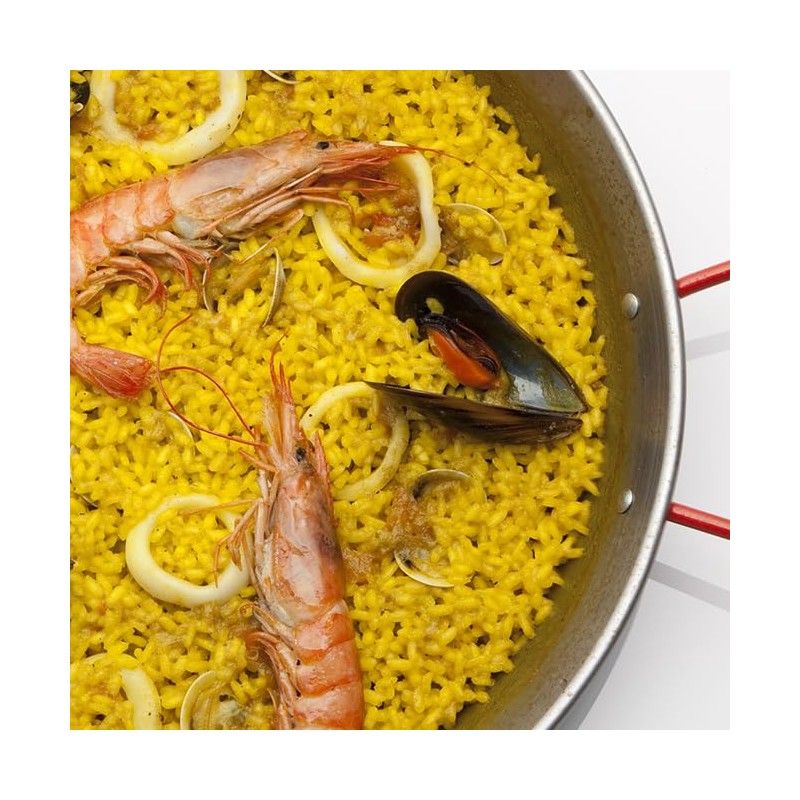Carmencita. Paellero Paella Seasoning with Saffron (5 sackets) in metallic