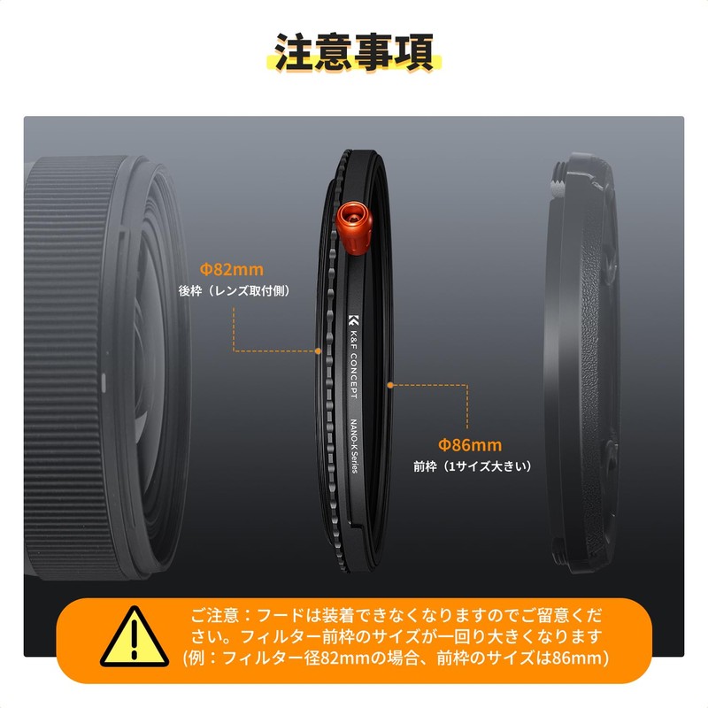 K&F Concept 72mm ND2-32 & CPL & 1/4 Black Mist