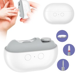 Electric Nail Clipper, 4 in 1 Fingernail Trimmer with LED Light, Type-C Rechargeable Safety Electric Nail Trimmer with Polishing and Grinding for Baby, Kids, Seniors, Caregivers etc.