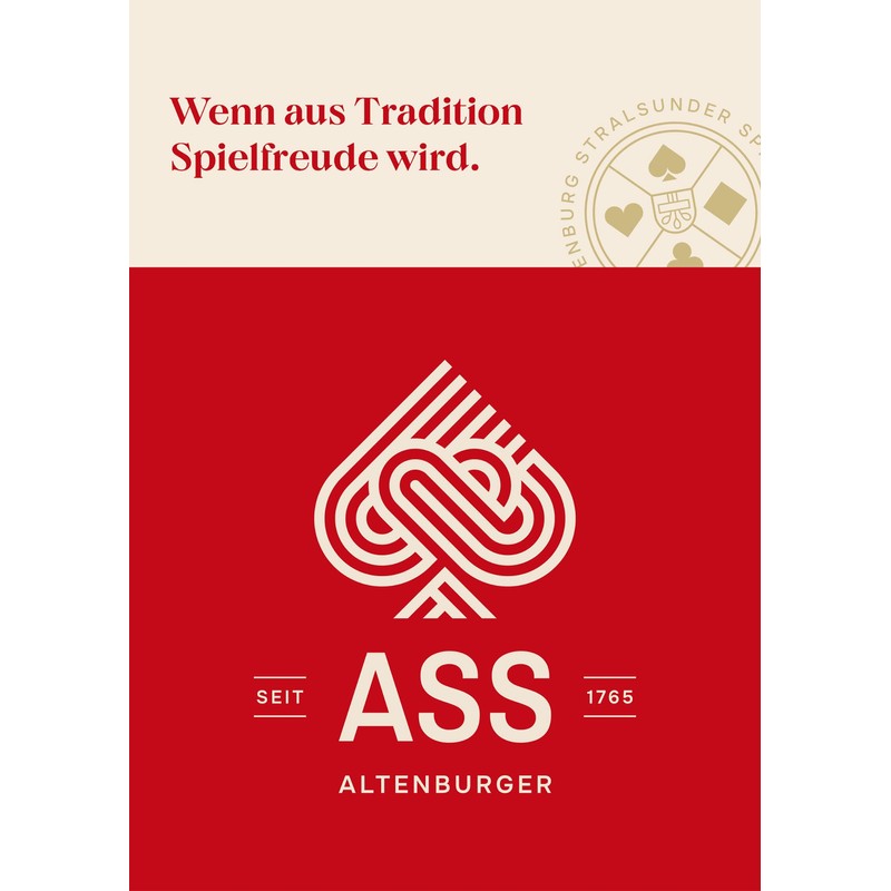 ASS Altenburger 10045027-0001 FSC Skat, French Image in Folding Box,