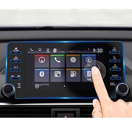 Moonlinks Compatible with Honda Accord 2018 2019 2020 2021 2022 Tempered Glass Screen Protector,High Definition 9H Hardness Tempered Glass 8-inch Screen Protector (Not fit for 7-Inch 7 Holes)