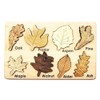 Leaf Wooden Jigsaw Puzzles Leaf Puzzle Educational Learning Toys for