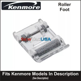 Universal, For Baby Lock, For Bernina, For Brother, For Husqvarna Viking, For Janome, For Juki, For Kenmore, For Pfaff, For Singer, For White KENMORE Roller Foot Fits Kenmore Models With Snap On Feet See Description