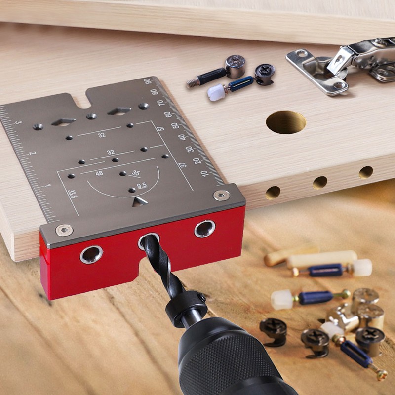Hinge Woodworking Hole Saw Kit Opener Set Hand Tool 3
