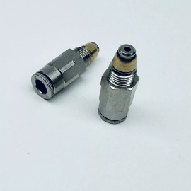 Lincoln LOT OF 2 LINCOLN 244883 DIVIDER VALVE OUTLET ADAPTER FOR 1/4" TUBING