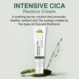 Intensive Cica Repair Cream, Centella Moisturizer Phytocin Cream Soothing Centella Asiatica Moisturizer Face, Ultra-Soothing & Hydrating Korean Care Cream for Sensitive Skin(15g/0.53oz)