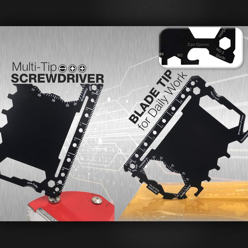 Multi Tool Card Size Gadget Wallet Set - 46 in